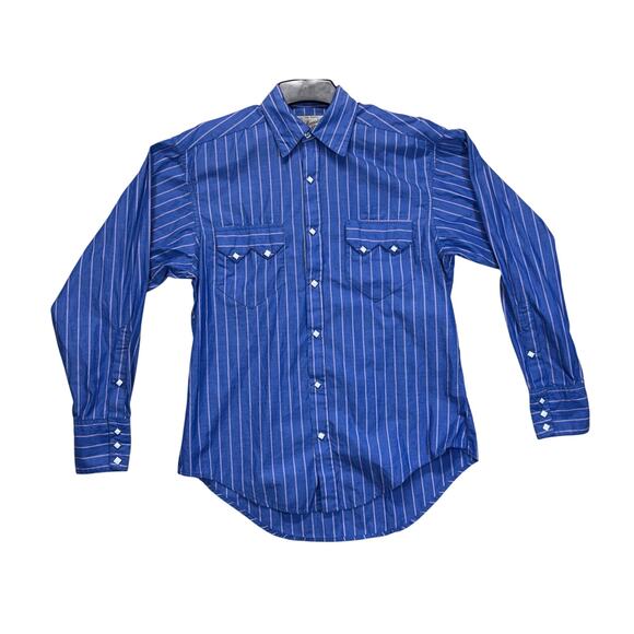 Rockmount Ranchwear Men’s Small Pearl Snap Western Shirt Vintage Cowboy USA Made - Picture 1 of 16